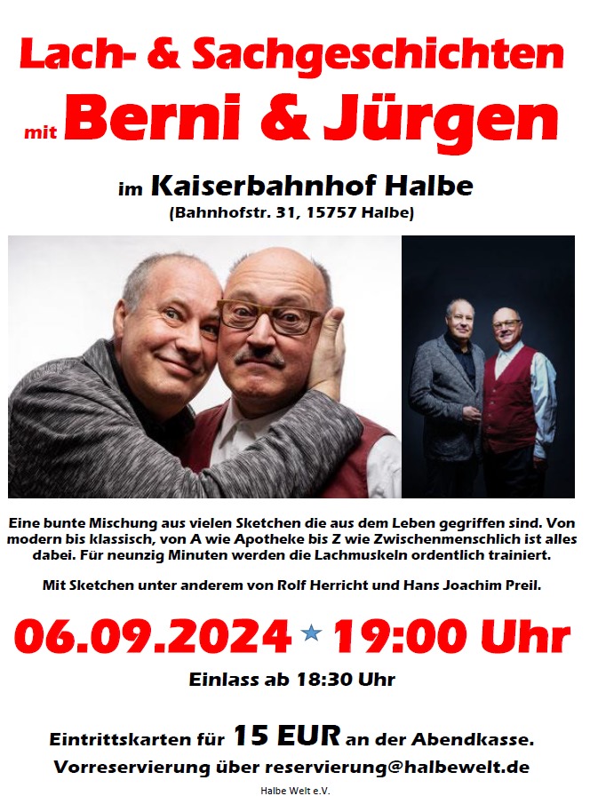 Berni und Jürgen