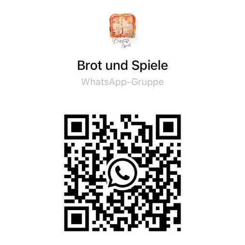 QR Code WhatsApp Gruppe Brot und Spiele