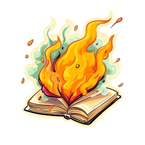 Buch in Flammen, Grafik
